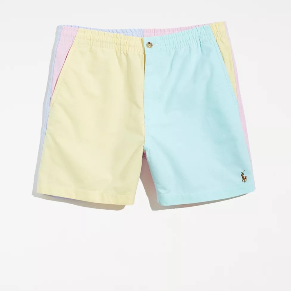 Ralph Lauren Pastel Colorblock Shorts